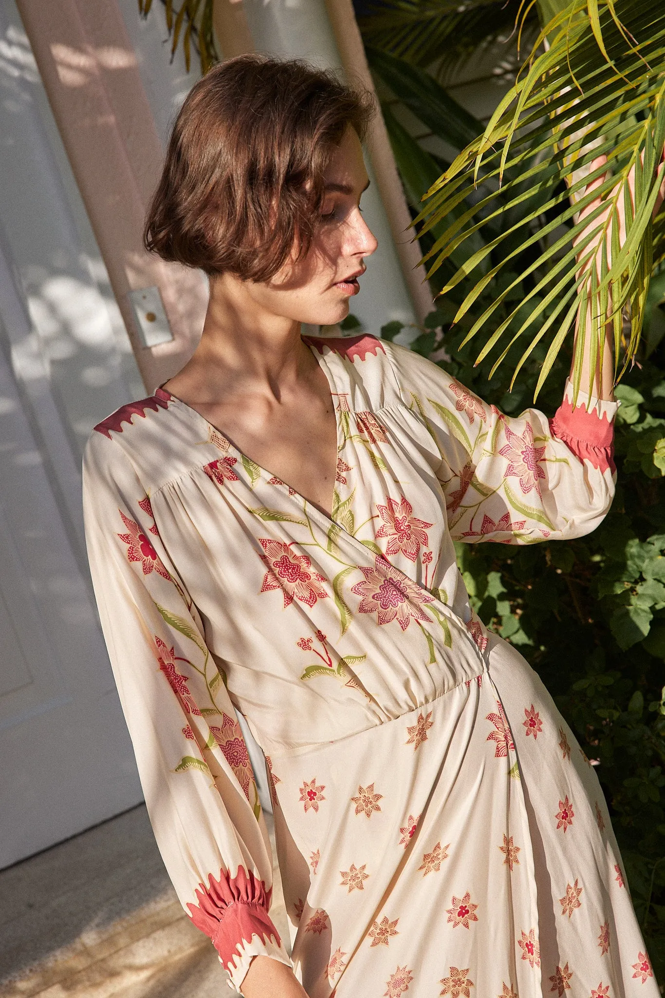 KATE LONG SLEEVE MAXI Earthy Hue