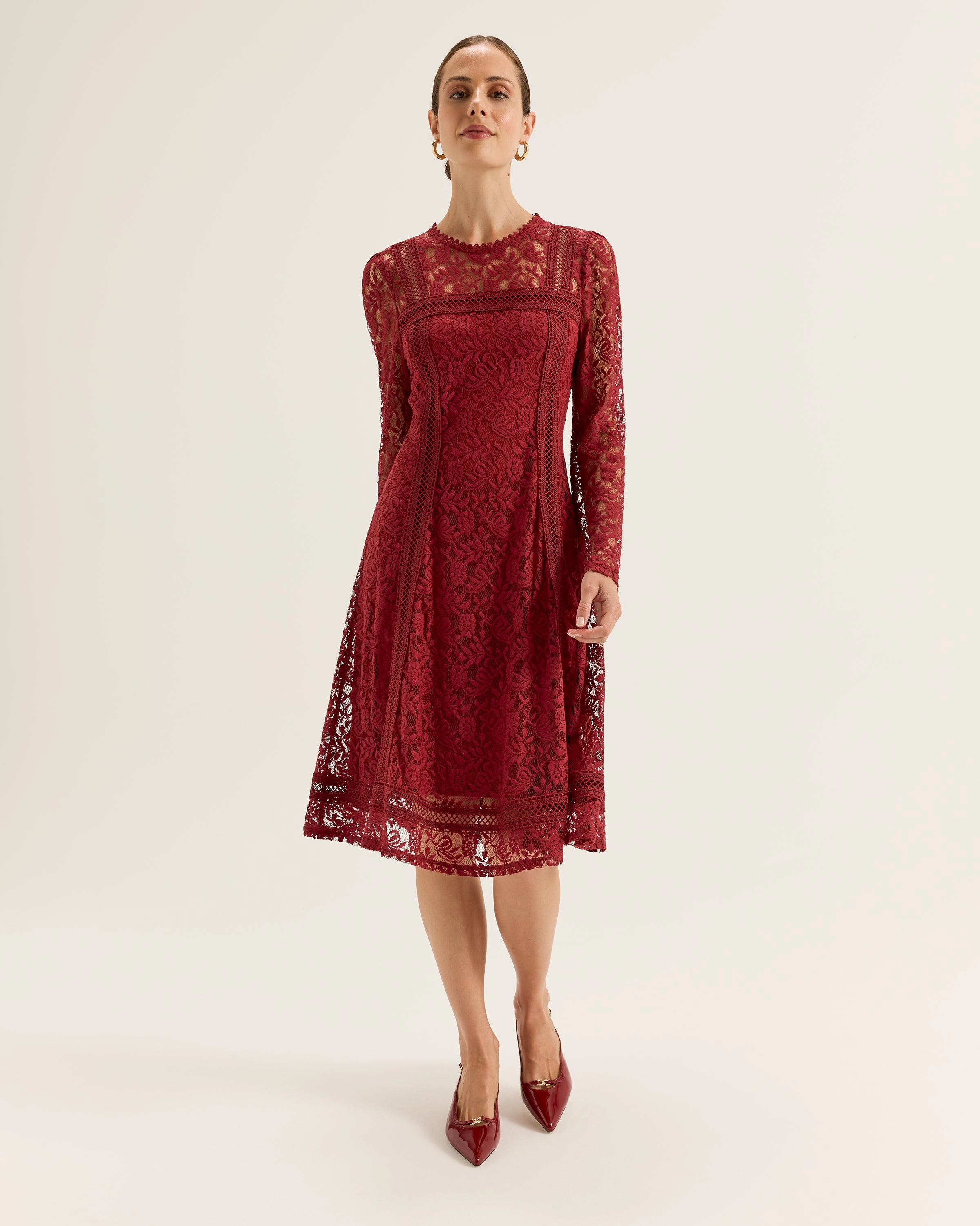 Confident Touch Lacie Long Sleeve Dress