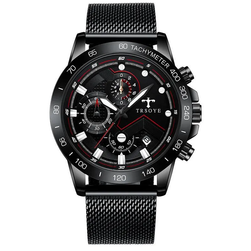 TRSOYE TRS698 Fashion Sports Men Waterproof Quartz Watch
