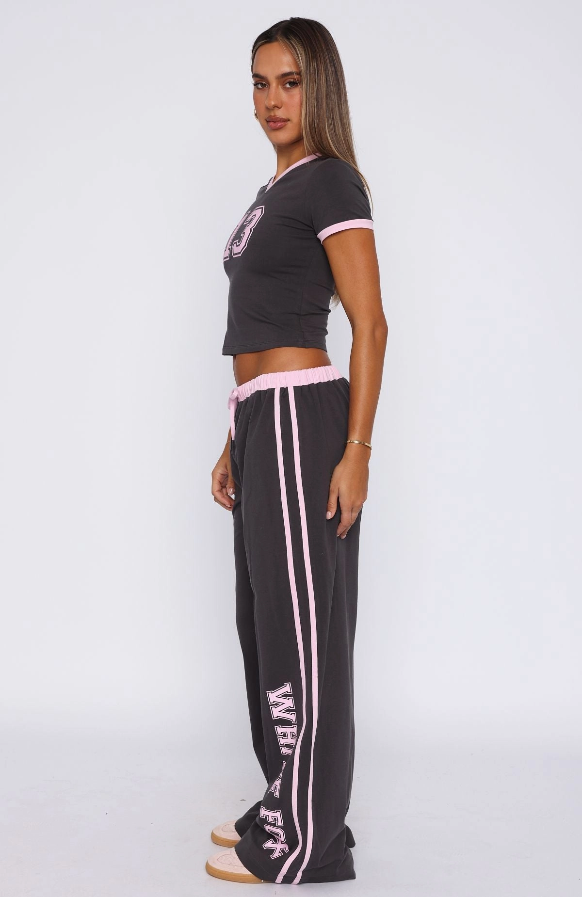 Trying Too Hard Track Pants Volcanic MultiPly Yarn Construction