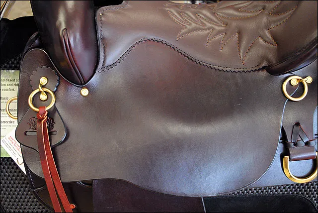 Tucker High Plains Brown Western Trail Saddle