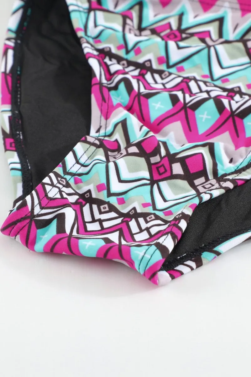 Two Piece Long Sleeve Swimsuit Set Surf Style