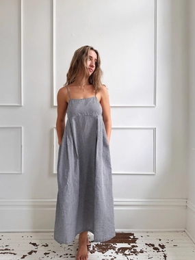 windproof Gingham Cami Dress