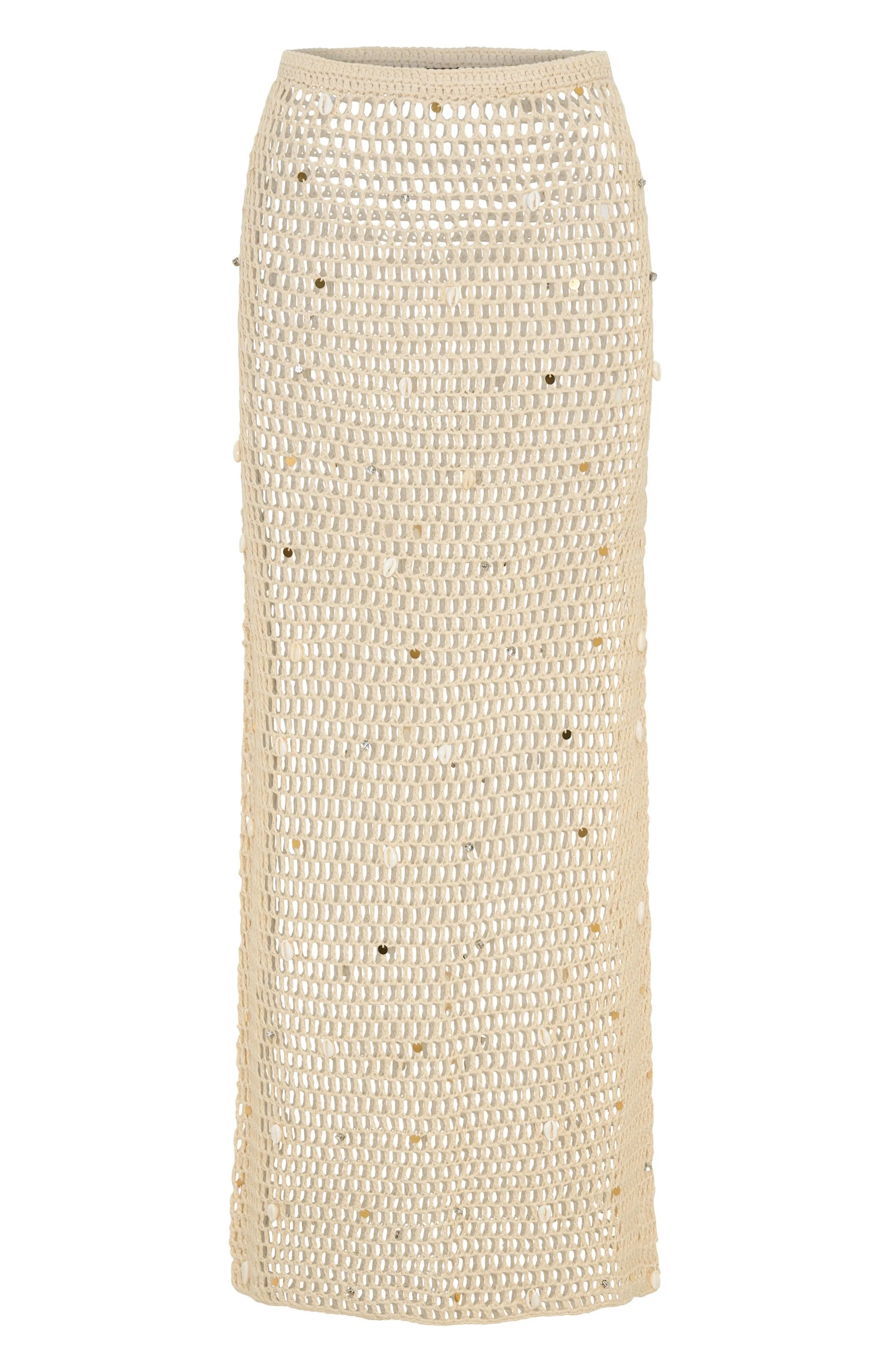 Dance With You Crochet Maxi Skirt Sand Outfit Flow