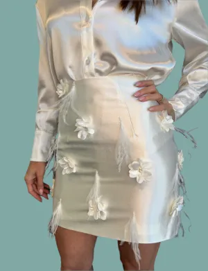 Recycled Polyester Fabric Lunaria Skirt