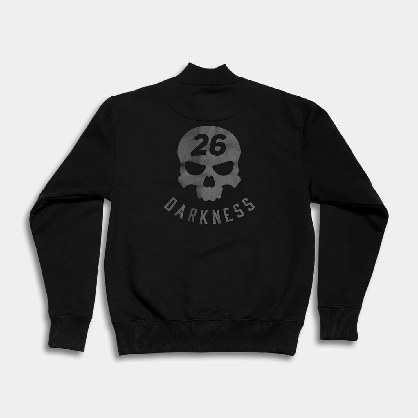 Recycled Polyester Blend Unisex Darkness Track Jacket