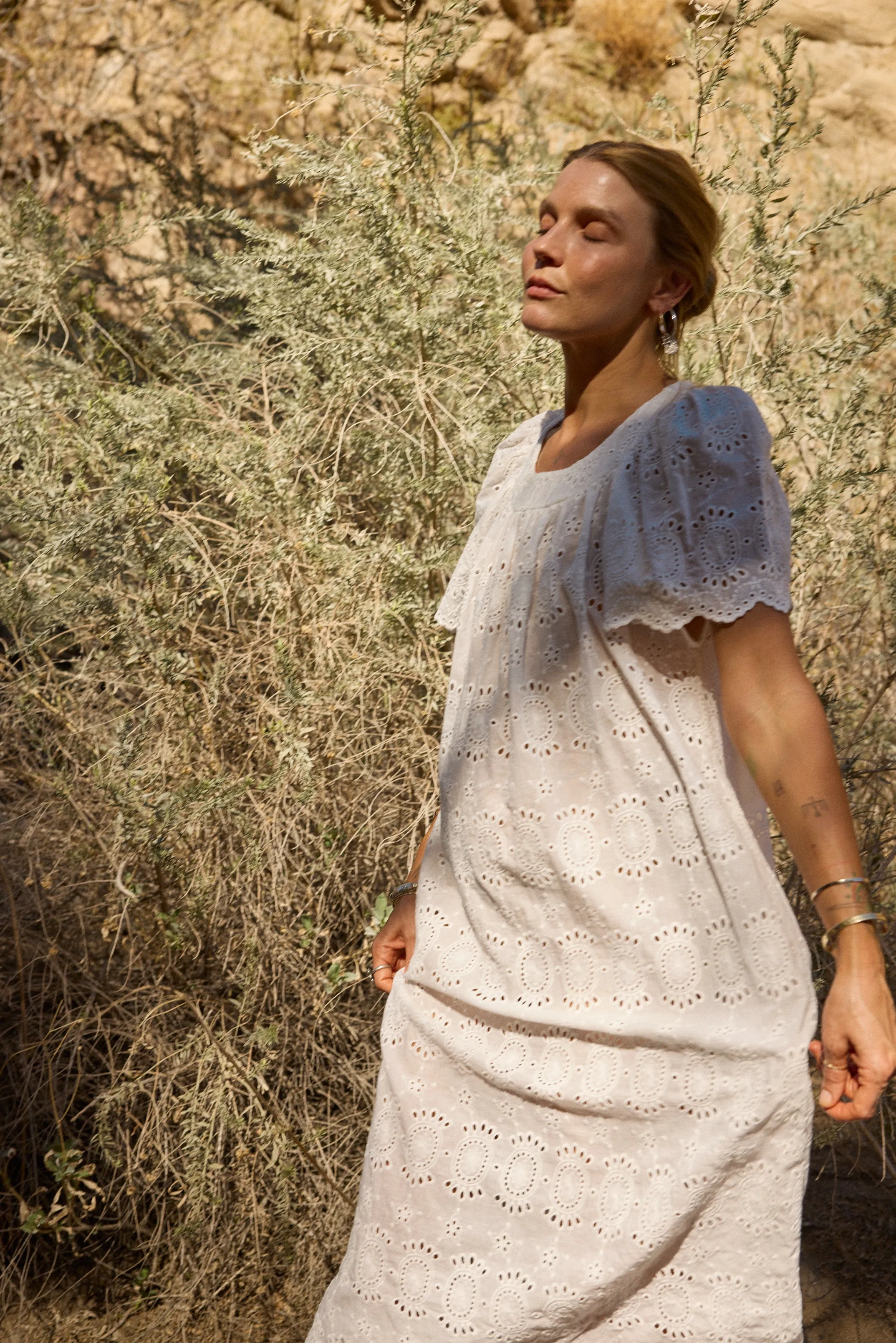 SIENNA DRESS Modern Texture Wrinkle-Free-Finish