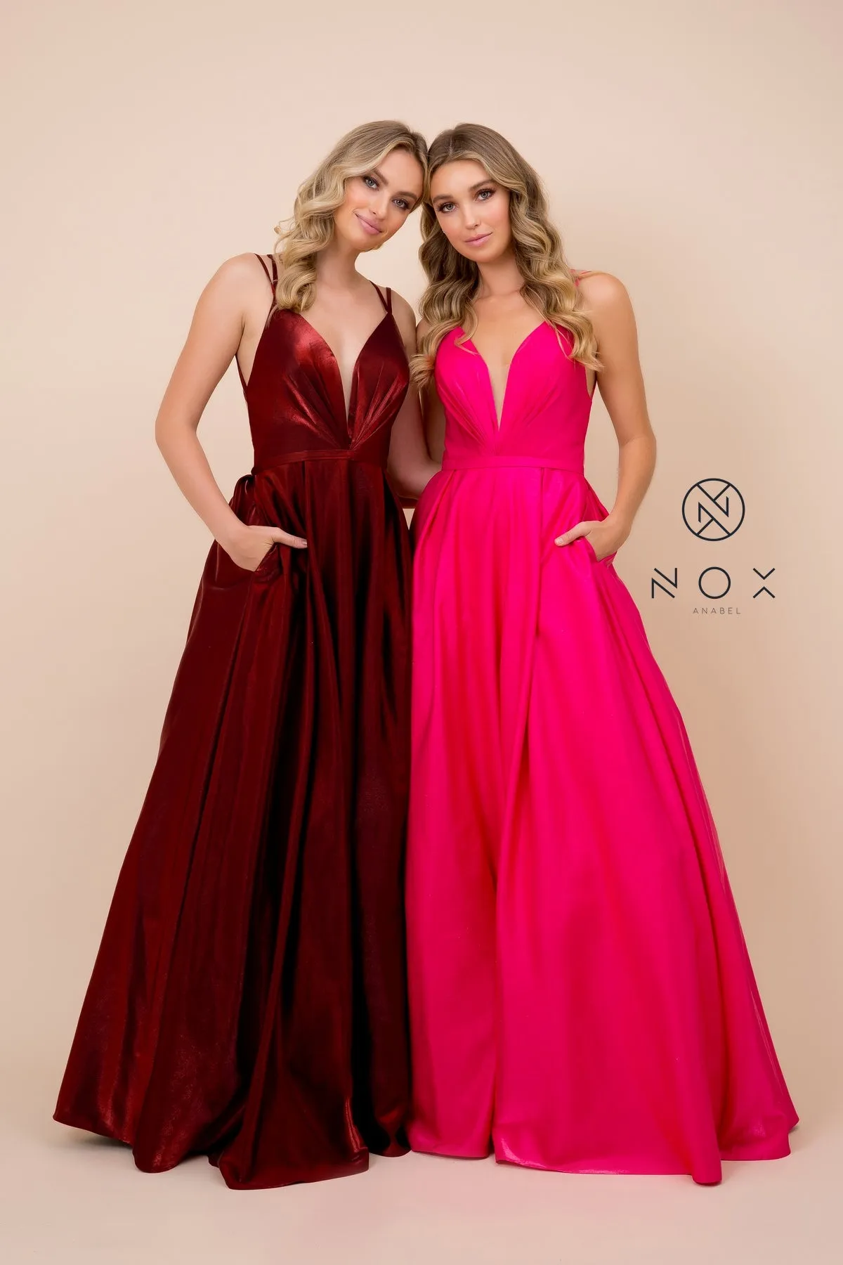 V-NECK SIMPLY A-LINE DRESS_M412