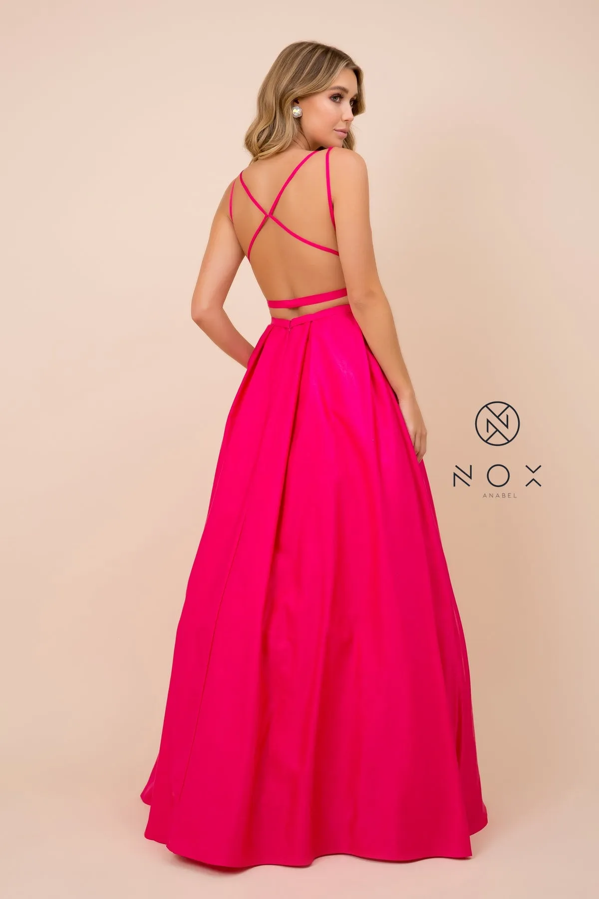 V-NECK SIMPLY A-LINE DRESS_M412