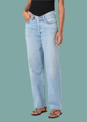 ErgonomicStitching V-Waist Baggy Jeans - Prevail