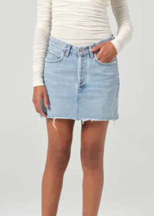 Soft Movement V-Waist Mini Skirt - Force