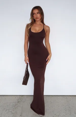 Vacation Vibes Maxi Dress Chocolate Summer Sweater