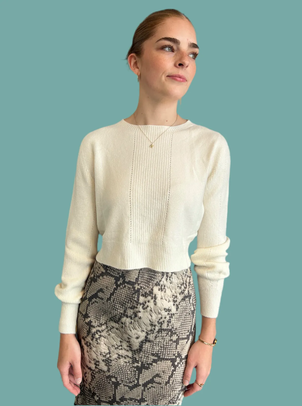 Fashion Statement Variable Tension Adjustment Valentina Knit Sweater