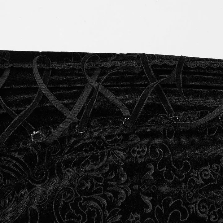 Vehemence Velvet Skirt
