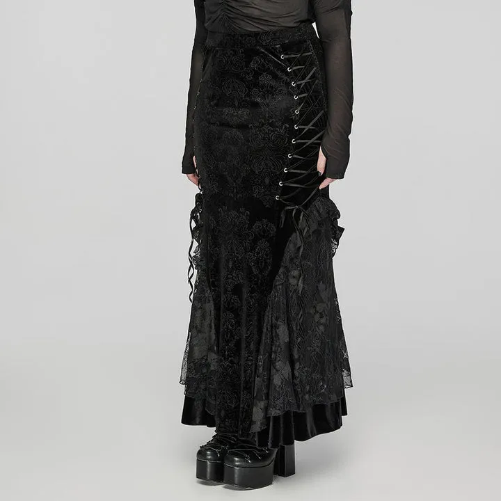 Vehemence Velvet Skirt
