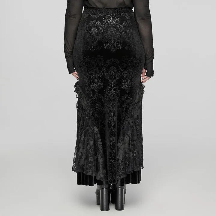 Vehemence Velvet Skirt