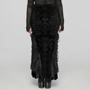 Vehemence Velvet Skirt