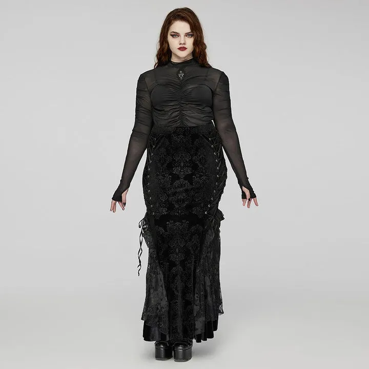Vehemence Velvet Skirt