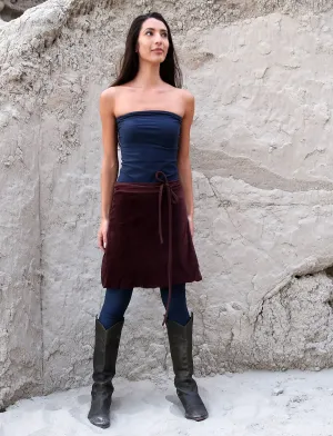 VELOUR Simplicity Wrap Short Skirt