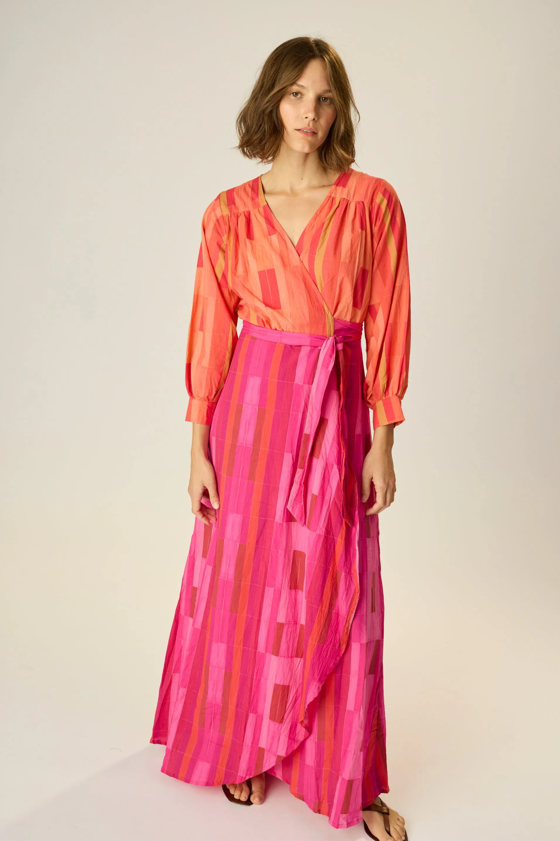 Antibacterial Fabric KATE LONG SLEEVE MAXI