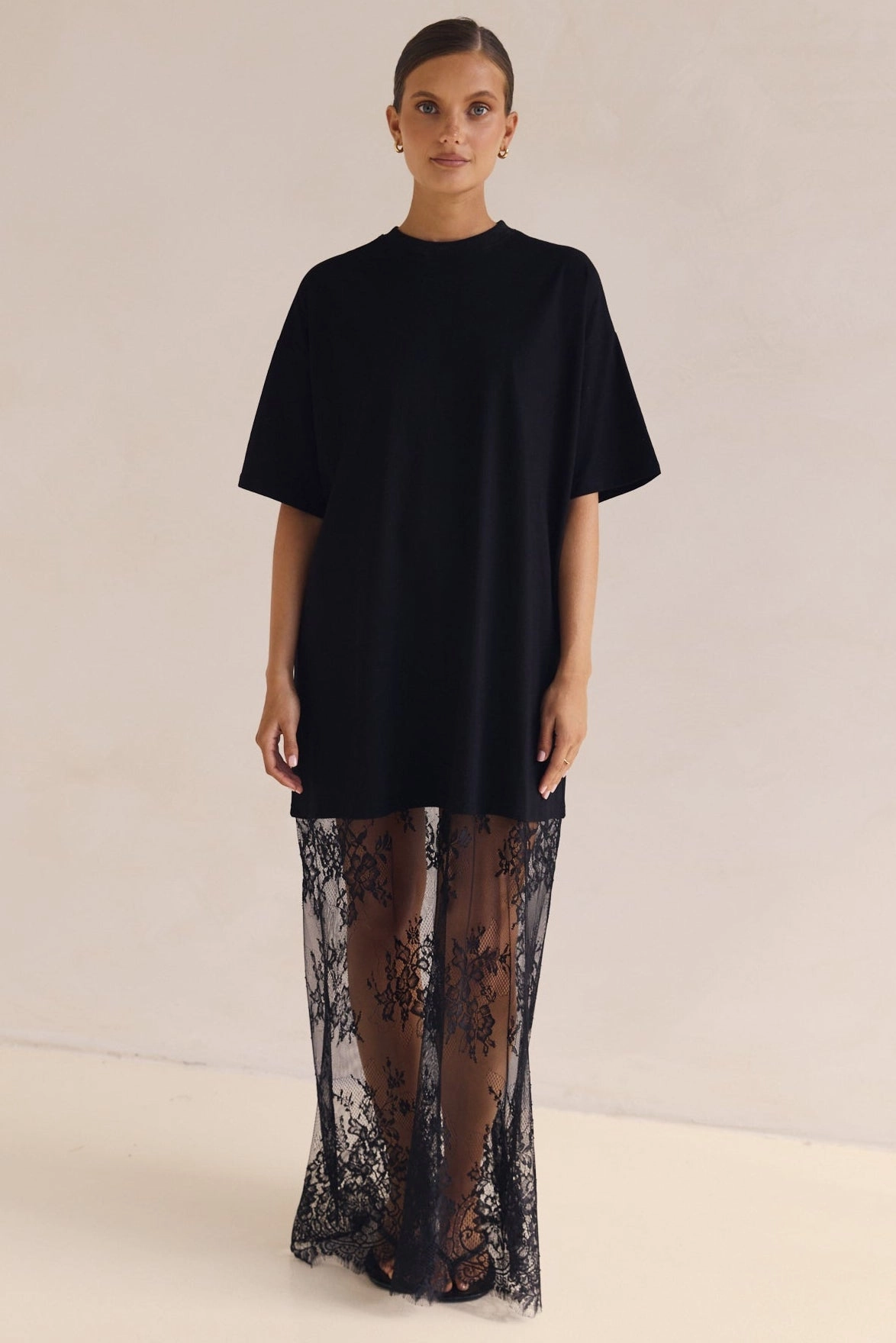 Ophelia Maxi Dress (Black) Flowy Cut