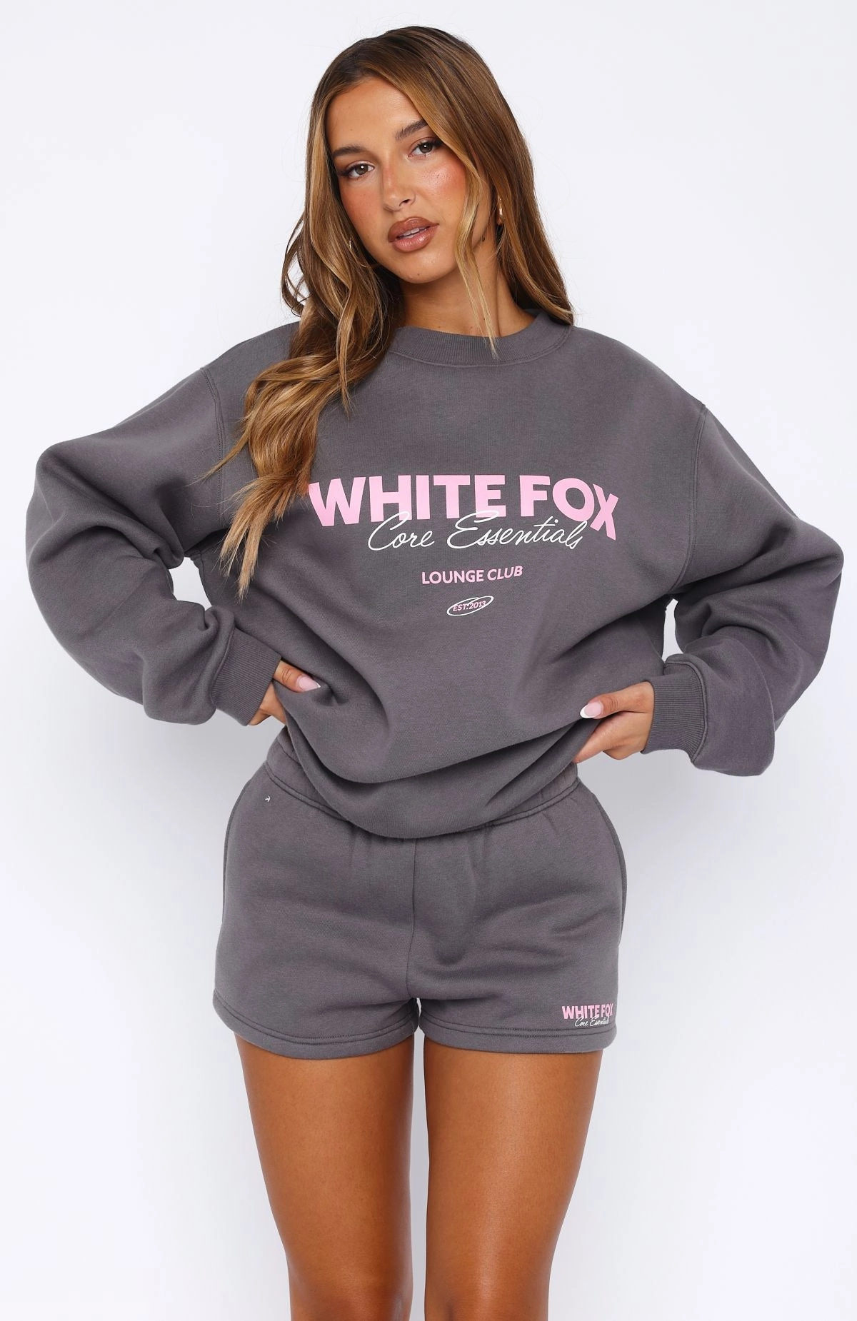 Lattice Ventilation Weave Core Essentials Lounge Shorts Volcanic