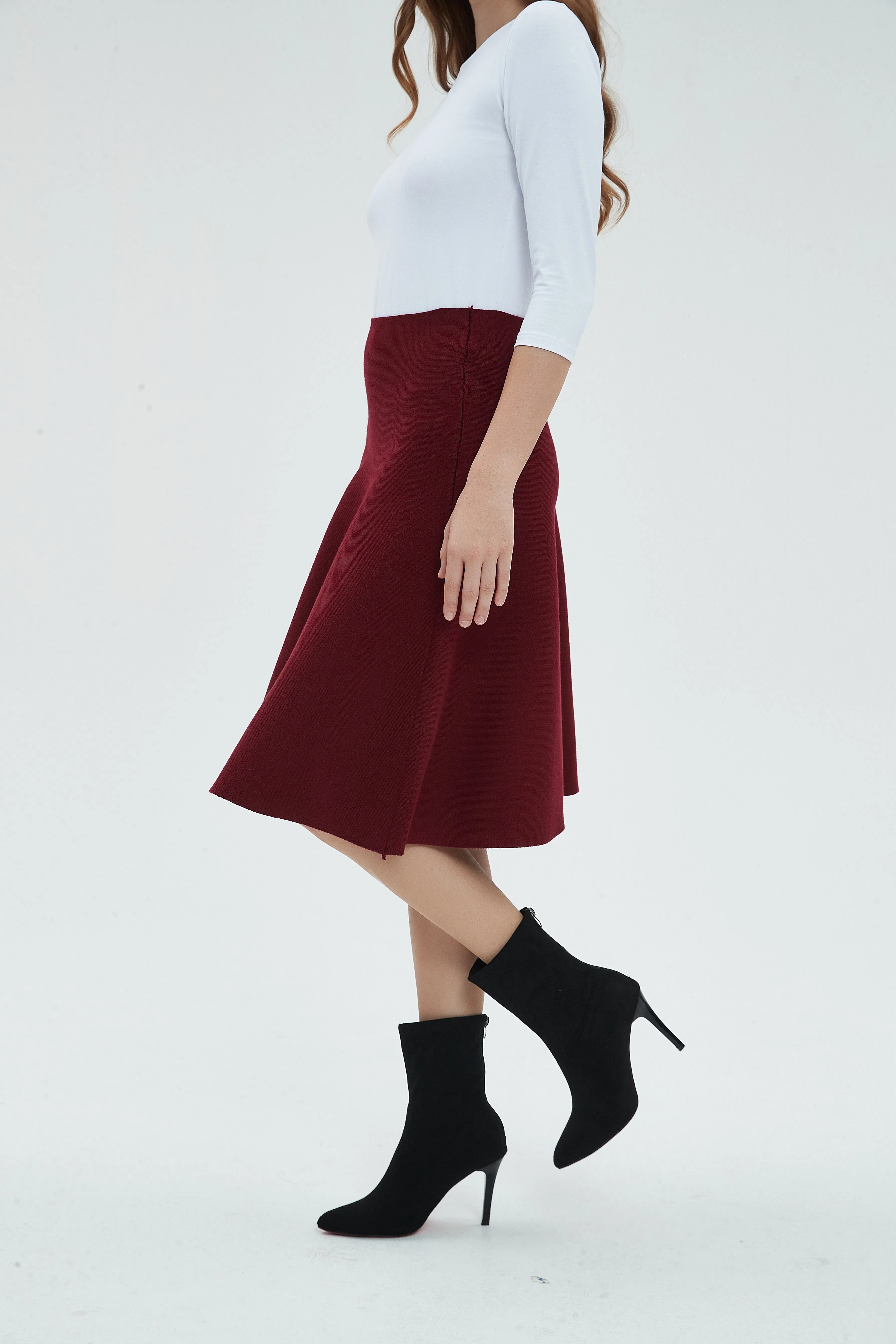 Wearable Art AMAZING  MM SKIRT - MAROON 2.0
