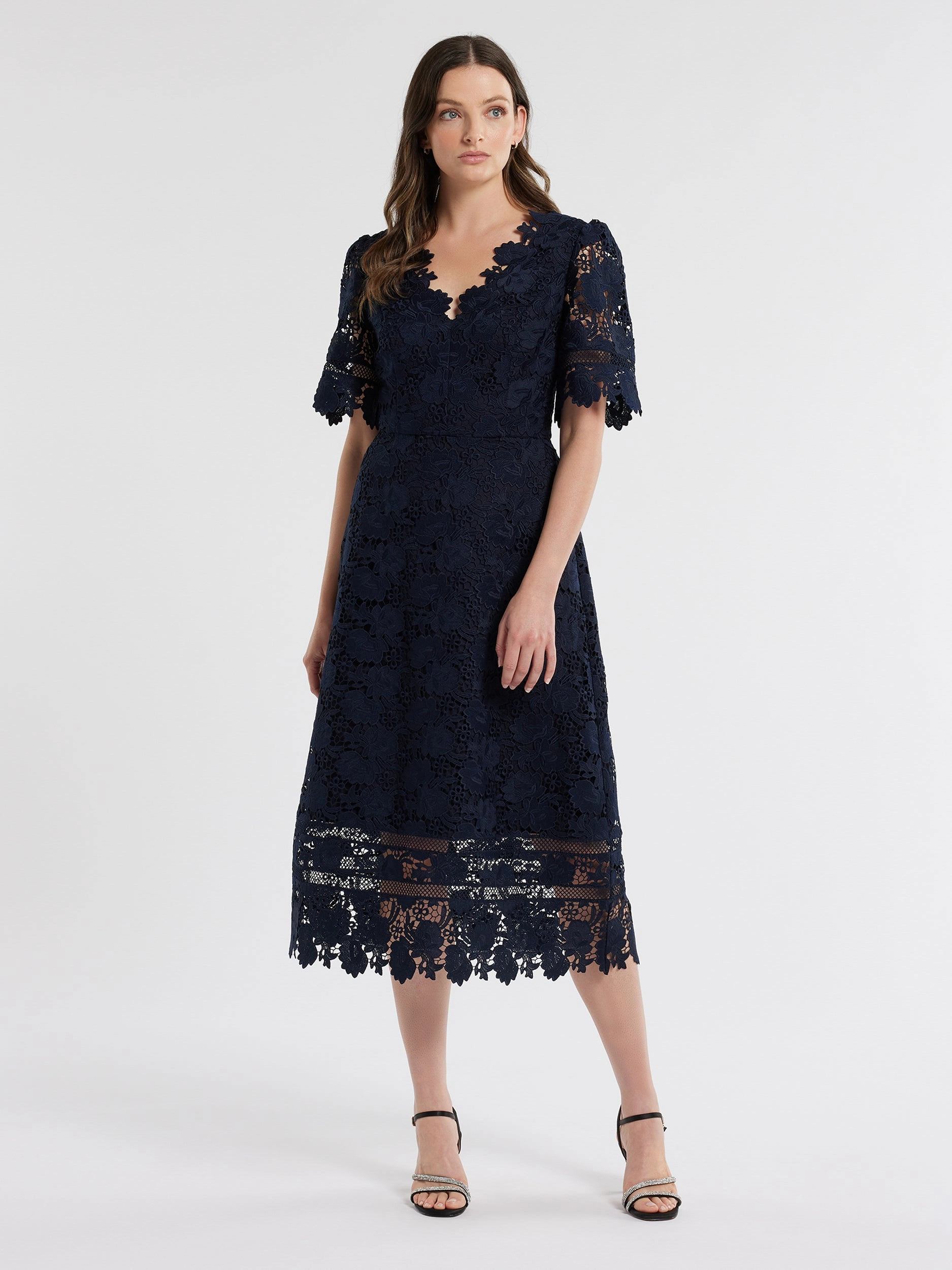 Katrina Lace Dress Chilly Weather Wear Stylish Comfort
