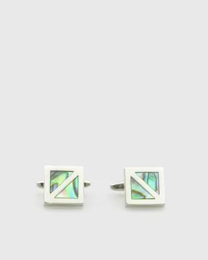 VINCENT & FRANKS VF23160A ABALONE CUFFLINKS