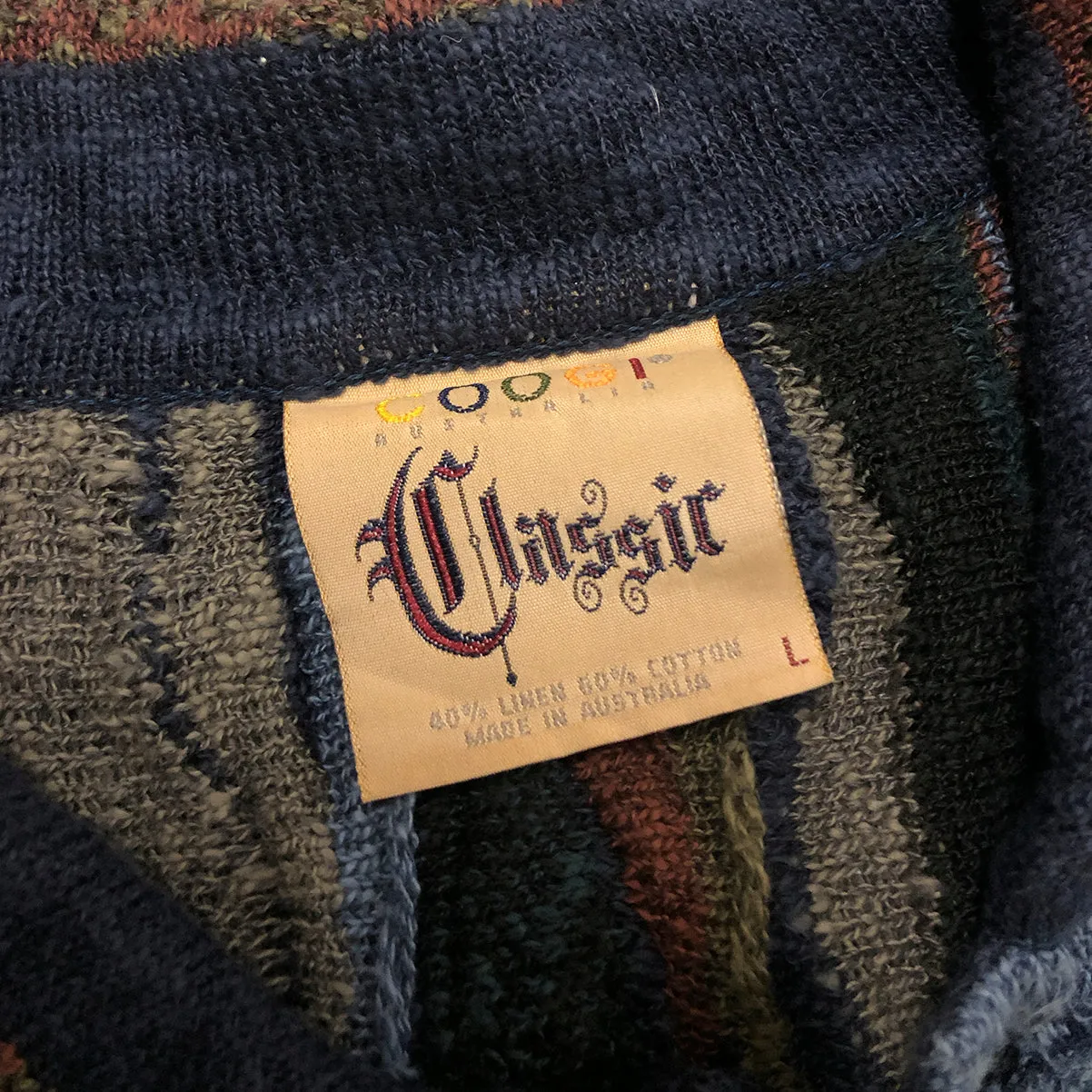 Vintage Coogi Classic Rugby Sweater L