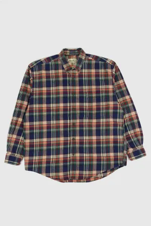 Vintage Edd Bauer Plaid Button-Down Shirt