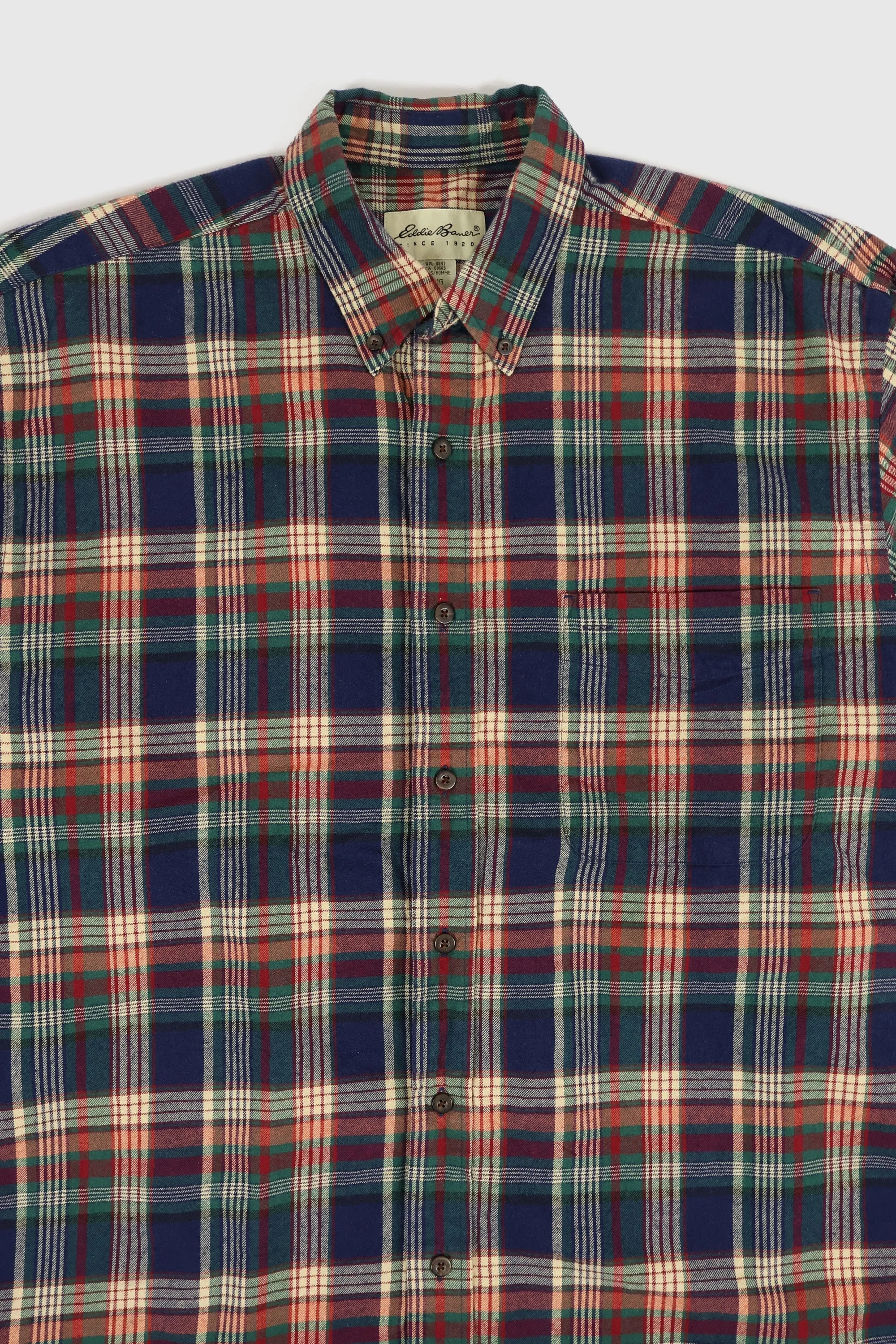 Vintage Edd Bauer Plaid Button-Down Shirt