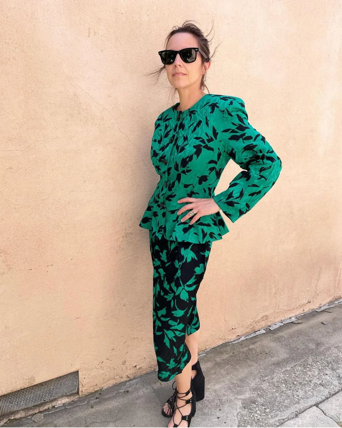 Vintage Maggy London Skirt Suit
