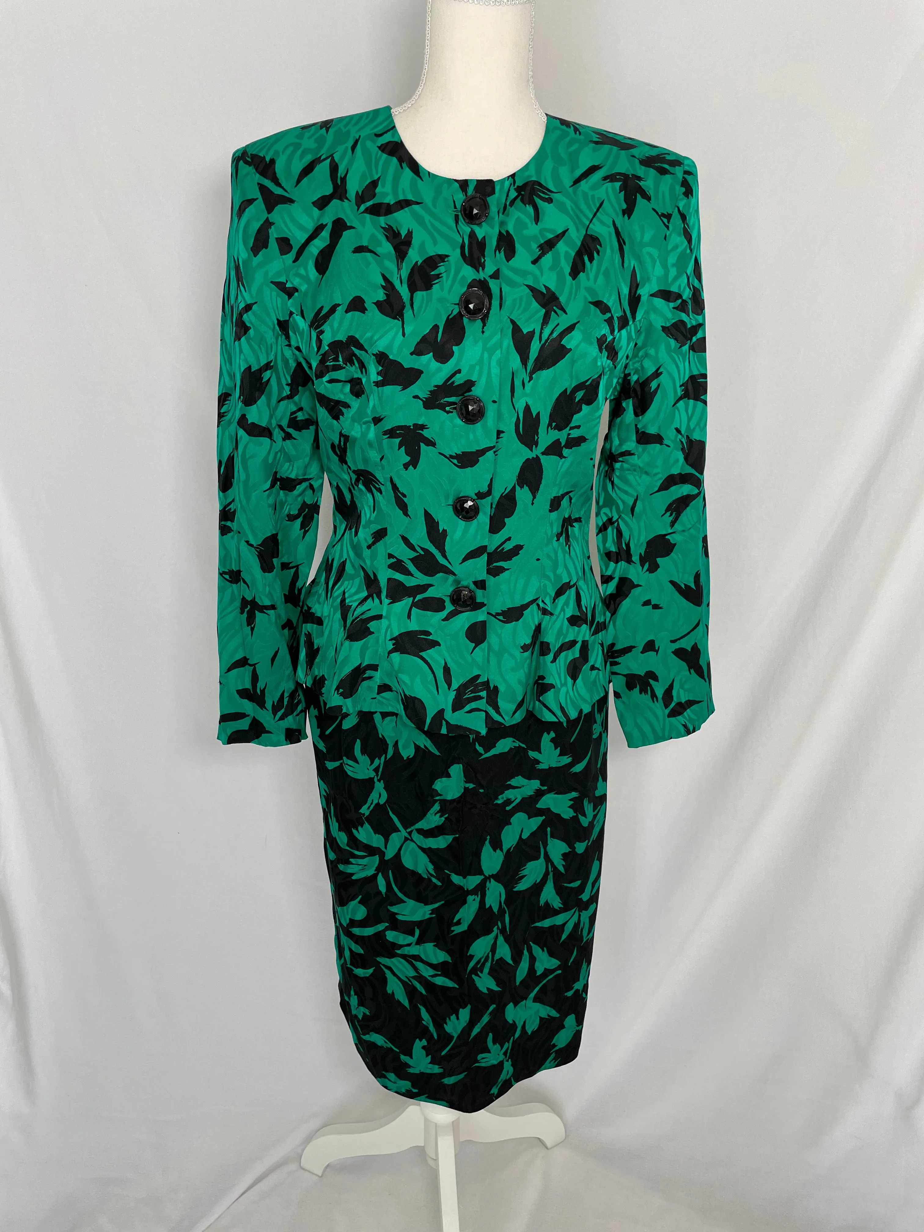 Vintage Maggy London Skirt Suit