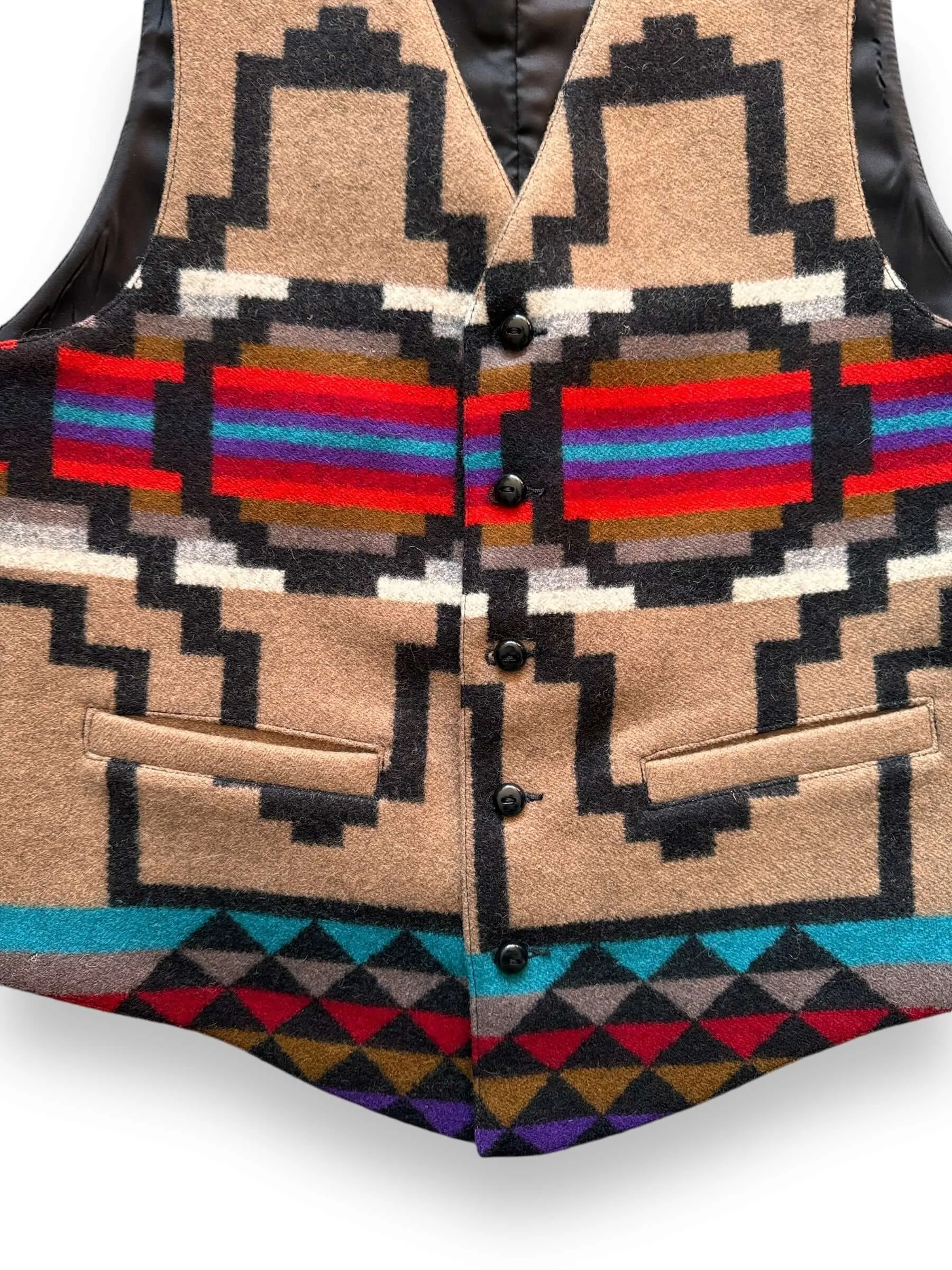 Vintage Pendleton High Grade Western Wear Vest SZ 40