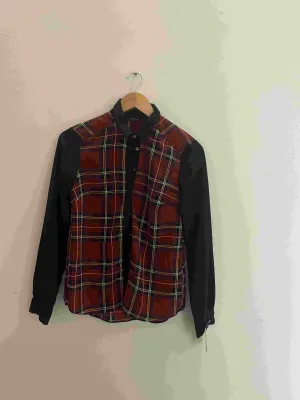 Vintage river island red checkered womens tartan shirt size 8