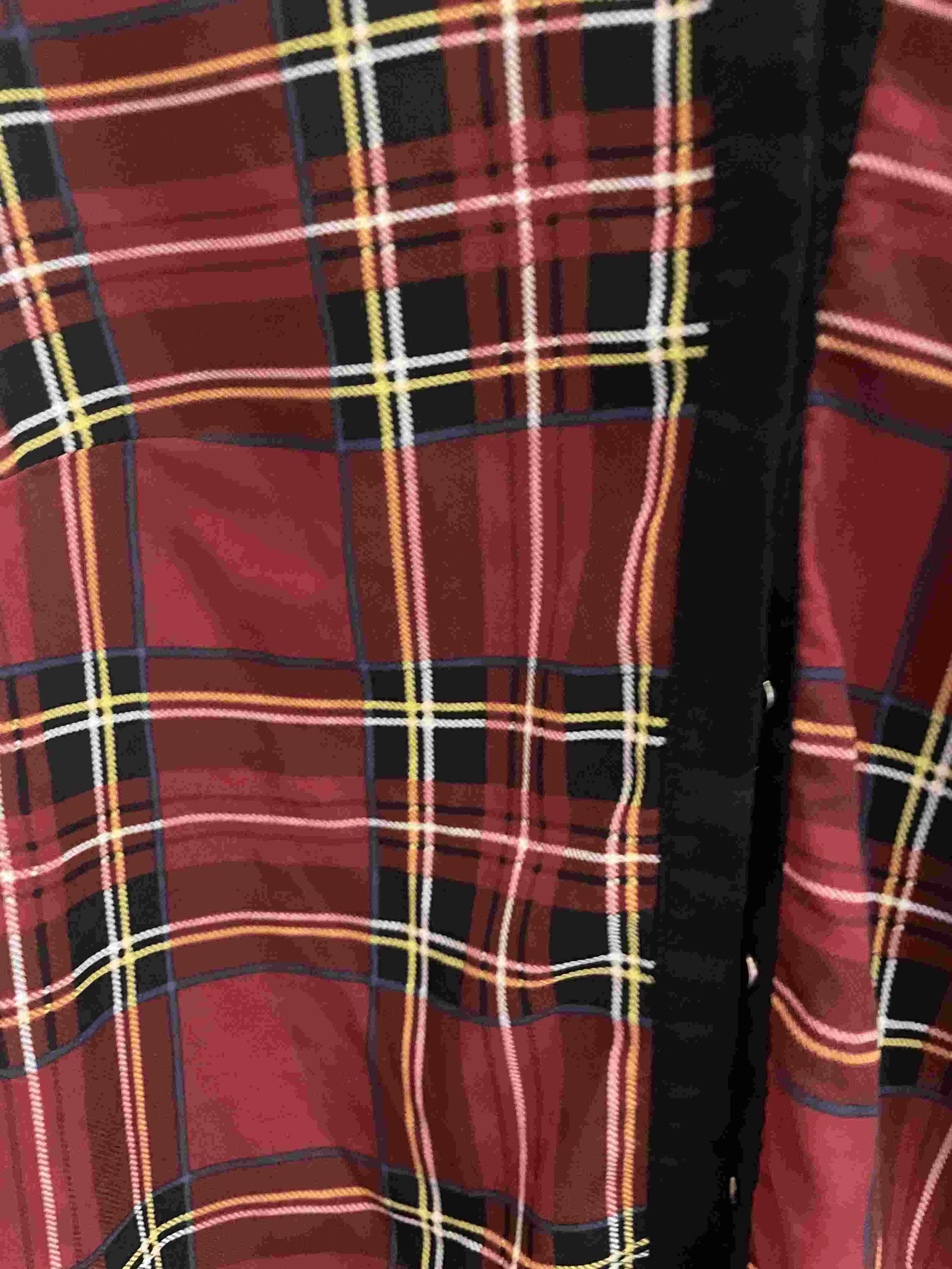 Vintage river island red checkered womens tartan shirt size 8