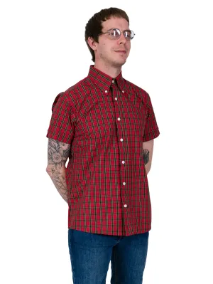 Vintage Shirt -  Classic Red Tartan Print