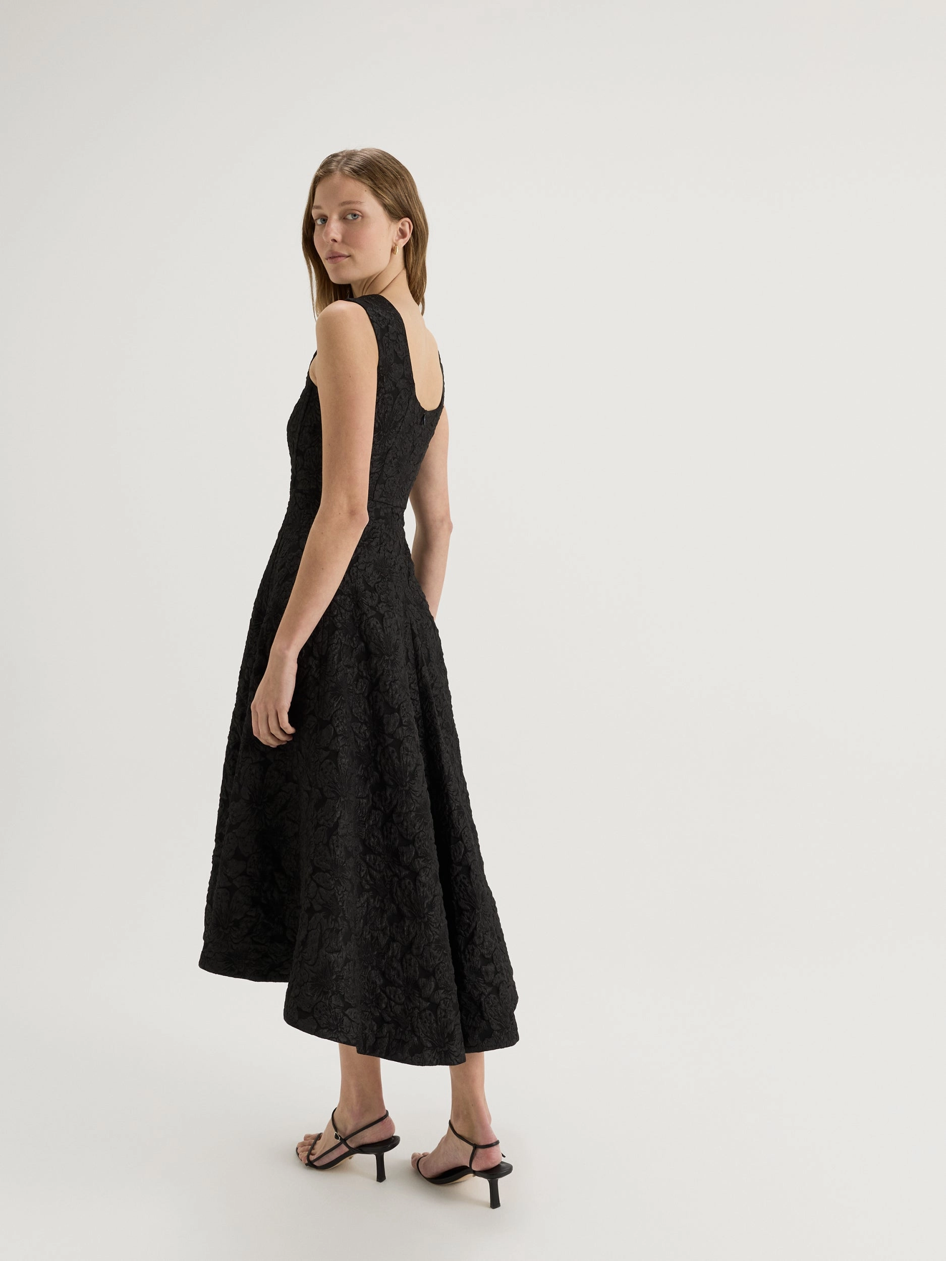 Balanced Lines Daily Mood Azalea Midi Dress