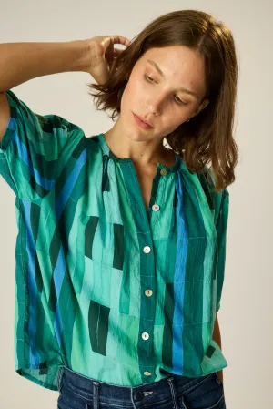 High Collar Protection Design VIOLET TOP