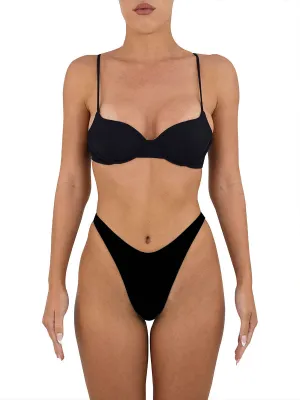 Active Layers Barrel Waist VOGUE BOTTOM | NERO