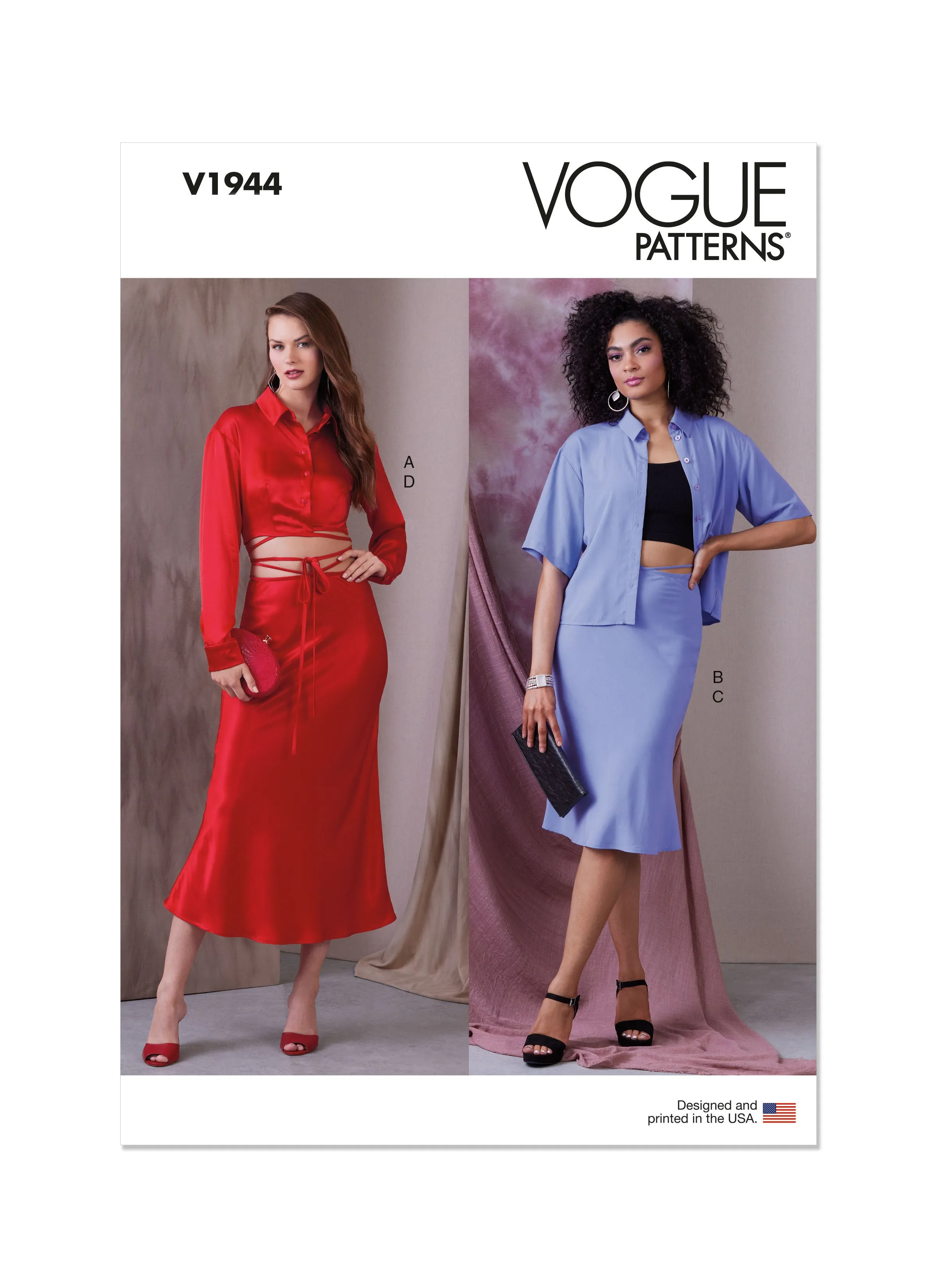 Vogue Sewing Pattern V1944 Misses' Tops and Skirts