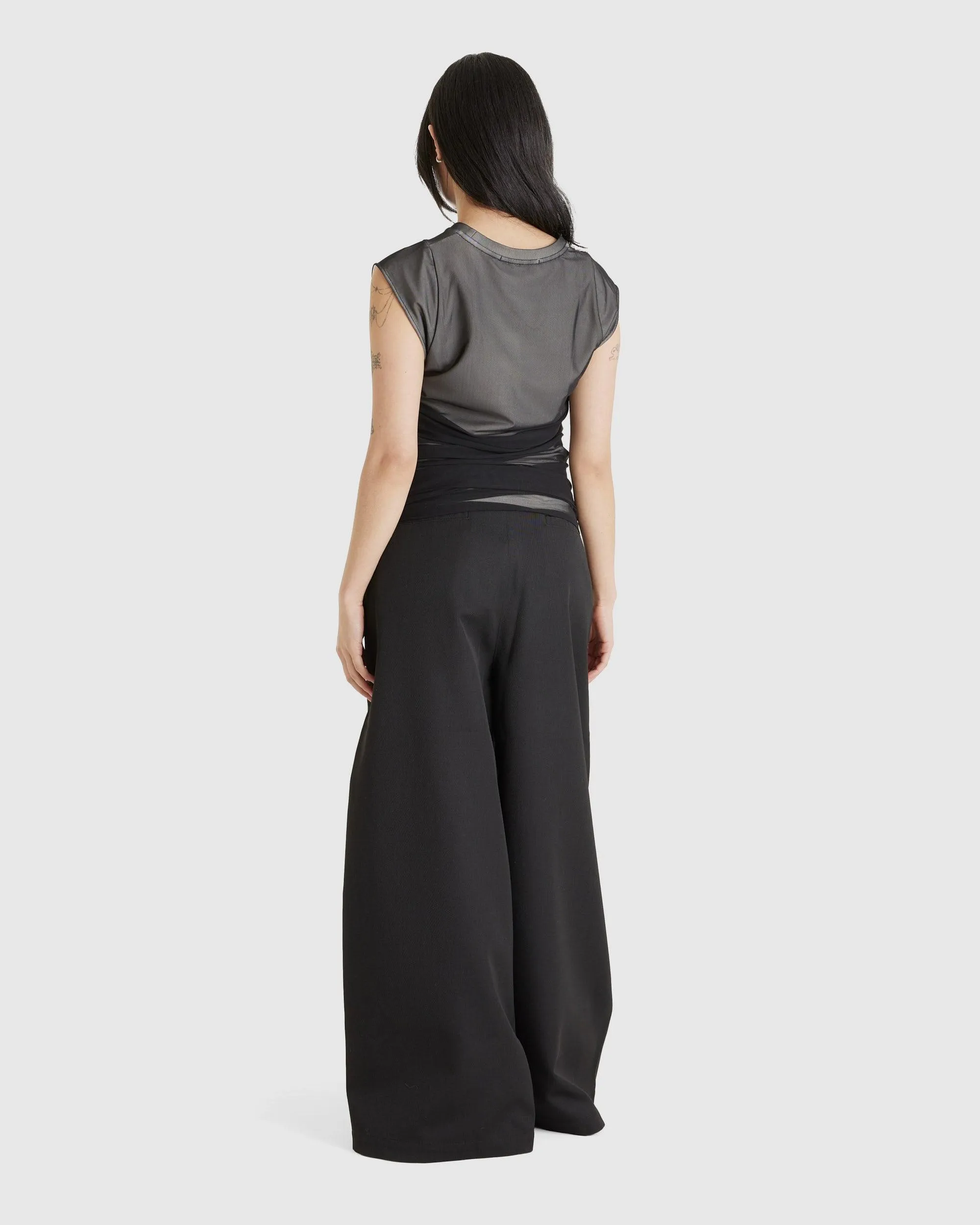 Volume Pleated Pants (W)