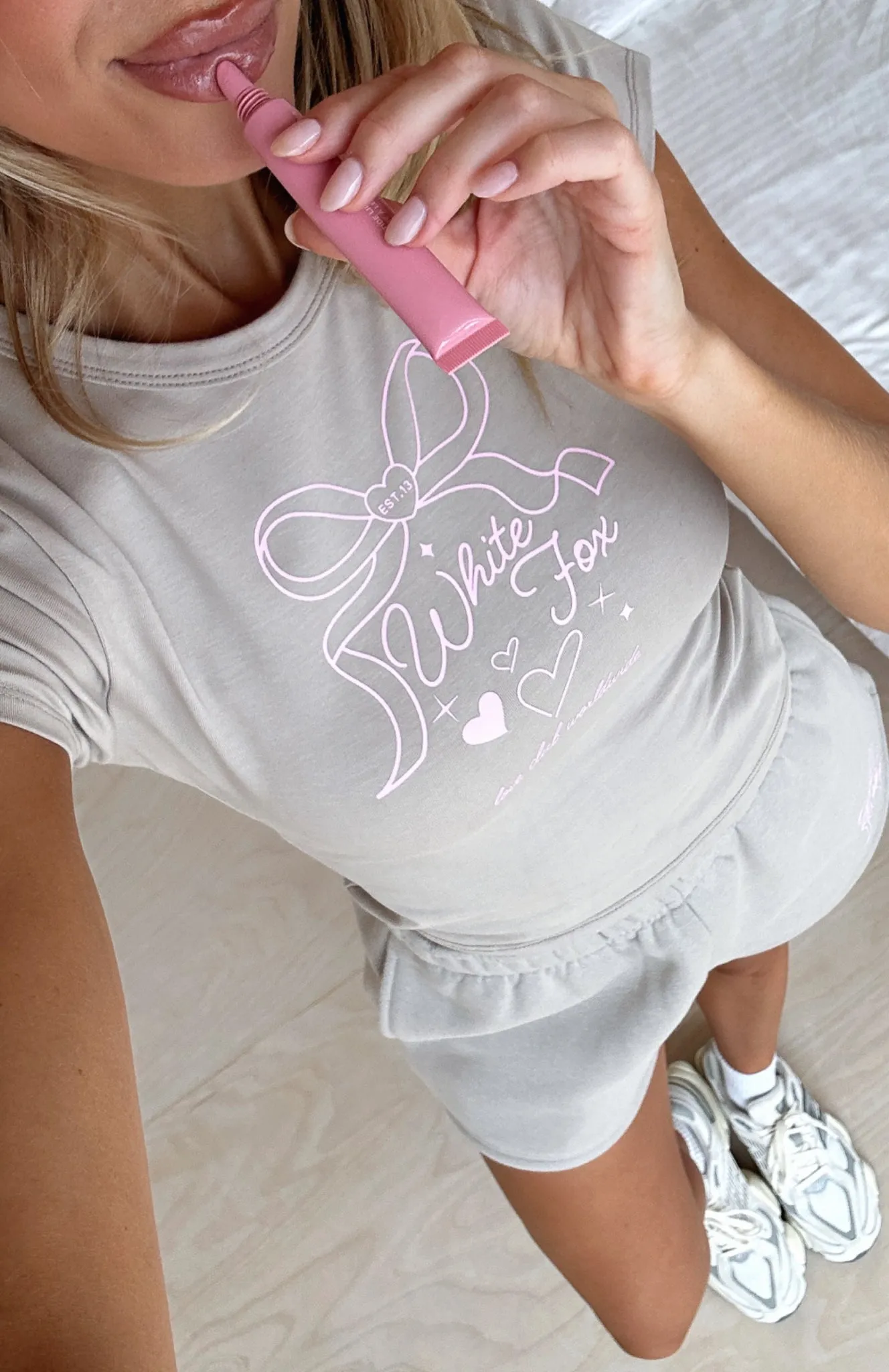 LowImpact Knitting Stretchable Material Love You Forever Baby Tee Moon