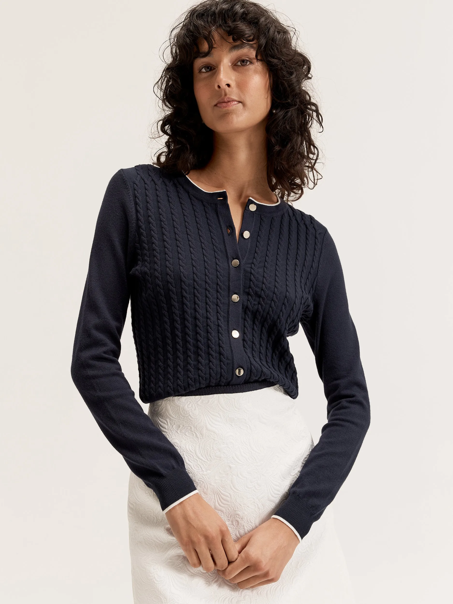 Breathable Mesh Paneling Caspian Cardi