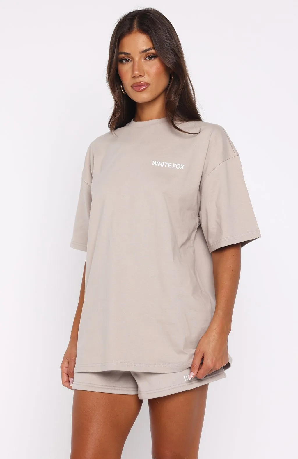 Lightweight Fabric Layer Option Core Classic Oversized Tee Moon