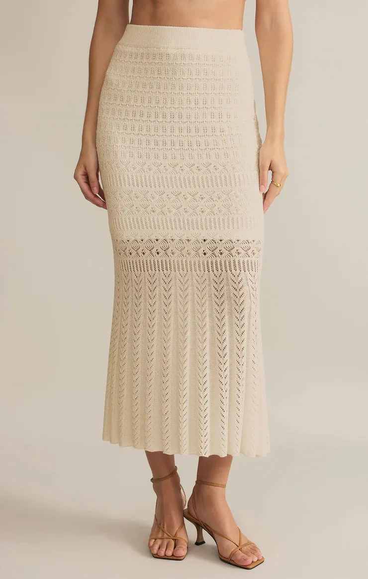 Soria Crochet Midi Skirt Collaboration Piece