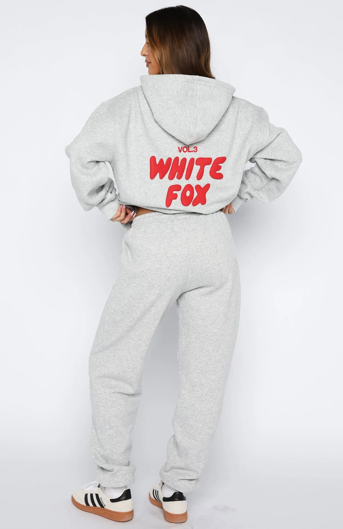 Offstage Sweatpants Alloy Grey Layered Cable Pattern