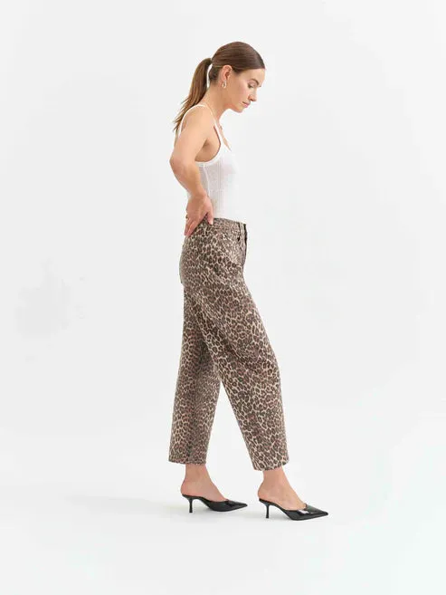 HypoallergenicFabric Westward Barrel Leg Jean