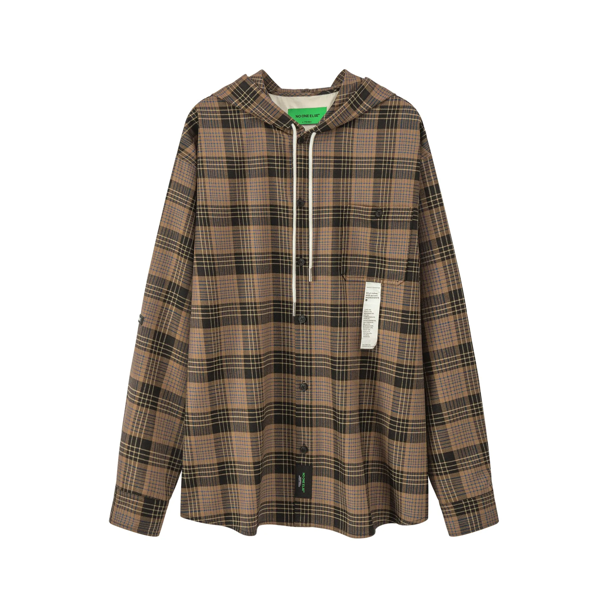 Where You Are Headed Checkered Shirt